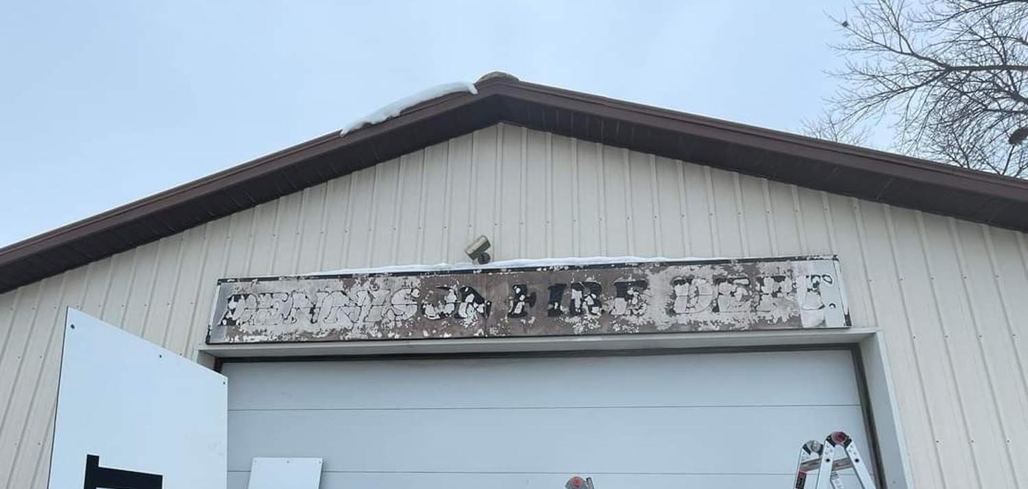 New Sign at Dennison Fire Station Mainstreet Messenger